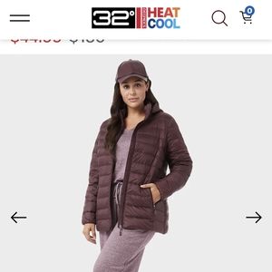 32 Degrees Women's Ultra-Light Down Packable Jacket